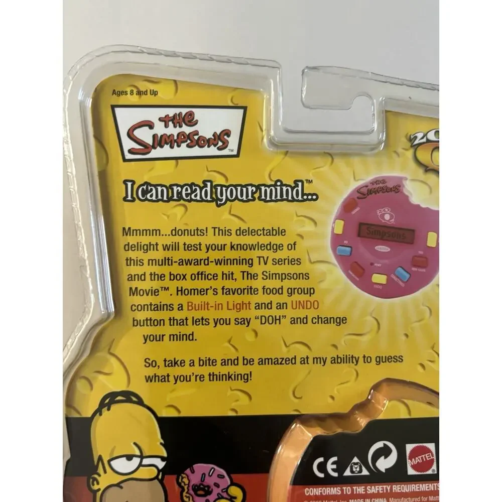 The Simpsons 20 Questions Electronic Game Hand Held New Sealed 2008 NEW